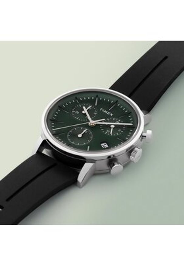Timex Zegarek TW2V70600 Czarny. Kolor: czarny