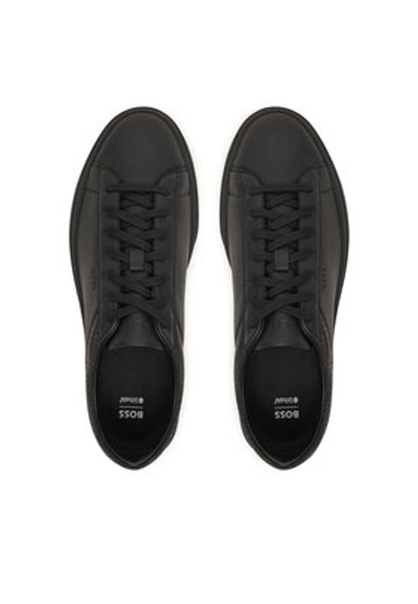 BOSS Sneakersy Kieran 50557872 Czarny. Kolor: czarny. Materiał: skóra