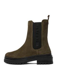 U.S. Polo Assn. Sztyblety CEO-VIZAG001W/ELE1 Khaki. Kolor: brązowy. Materiał: zamsz, skóra #6