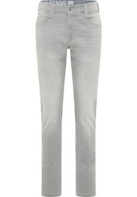 Męskie Spodnie Jeansowe Mustang Style Oregon Slim K Denim Grey 1016319 4500 312 #3