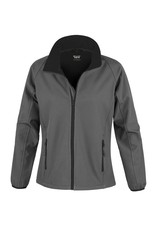 RESULT - Kurtka Result Softshell Femme Printable. Kolor: wielokolorowy, szary, czarny. Materiał: softshell