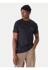 Quiksilver T-Shirt Anchor EQYZT08178 Czarny Regular Fit. Kolor: czarny. Materiał: bawełna
