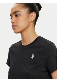 U.S. Polo Assn. T-Shirt WUP0634 Czarny Regular Fit. Typ kołnierza: polo. Kolor: czarny. Materiał: bawełna