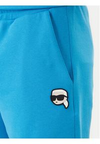 Karl Lagerfeld - KARL LAGERFELD Szorty sportowe 705019 562900 Niebieski Regular Fit. Kolor: niebieski. Materiał: bawełna. Styl: sportowy #5