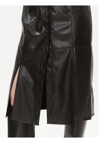 DKNY Sukienka z imitacji skóry DD3D4101 Czarny Regular Fit. Kolor: czarny. Materiał: syntetyk #5