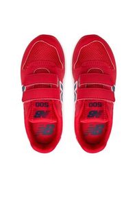 New Balance Sneakersy PV500CRN Czerwony. Kolor: czerwony. Materiał: skóra #3