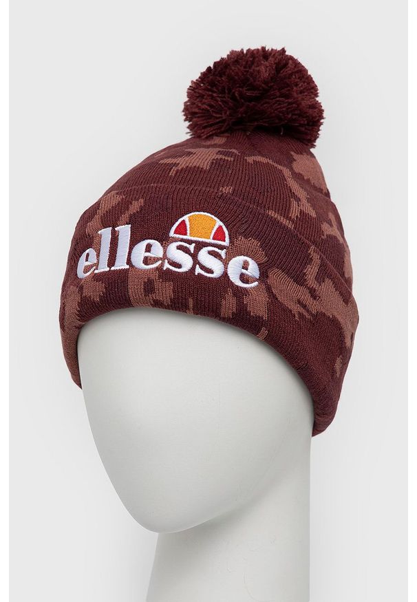 Ellesse Czapka kolor fioletowy z cienkiej dzianiny. Kolor: fioletowy. Materiał: dzianina