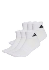 Adidas - Skarpety Cushioned Essentials Ankle 6 Pair Pack. Kolor: czarny, biały, wielokolorowy. Sport: fitness #1