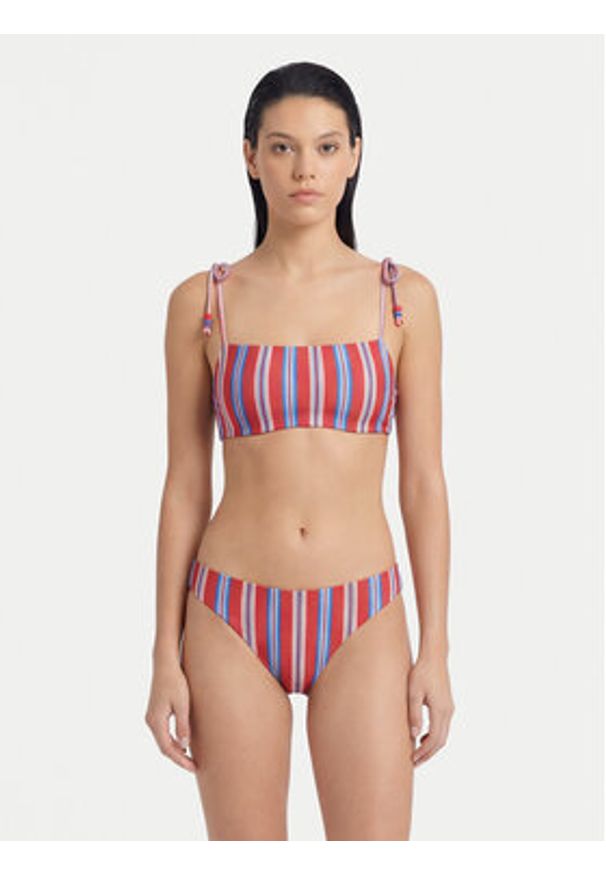 Seafolly Góra od bikini Positano 31566-280 Różowy. Kolor: różowy. Materiał: syntetyk
