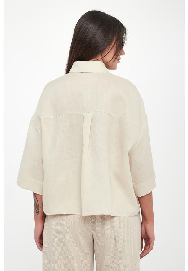 Koszula damska lniana Rito MM. Materiał: len