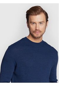Sisley Sweter 109KS100X Niebieski Regular Fit. Kolor: niebieski. Materiał: syntetyk #5
