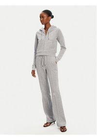 Juicy Couture Spodnie dresowe Tina JCAPW045 Szary Regular Fit. Kolor: szary. Materiał: syntetyk #3