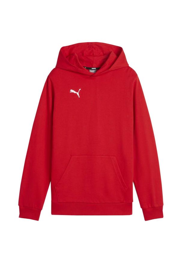Puma - Bluza Z Kapturem Dziecięca Team Goal Casual. Typ kołnierza: kaptur. Kolor: czerwony