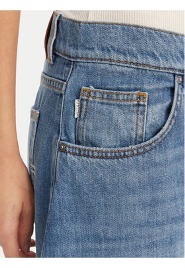 ViCOLO Jeansy DD5117 Granatowy Regular Fit. Kolor: niebieski