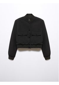 mango - Mango Kurtka bomber Wonder 57076019 Czarny Regular Fit. Kolor: czarny. Materiał: syntetyk #2