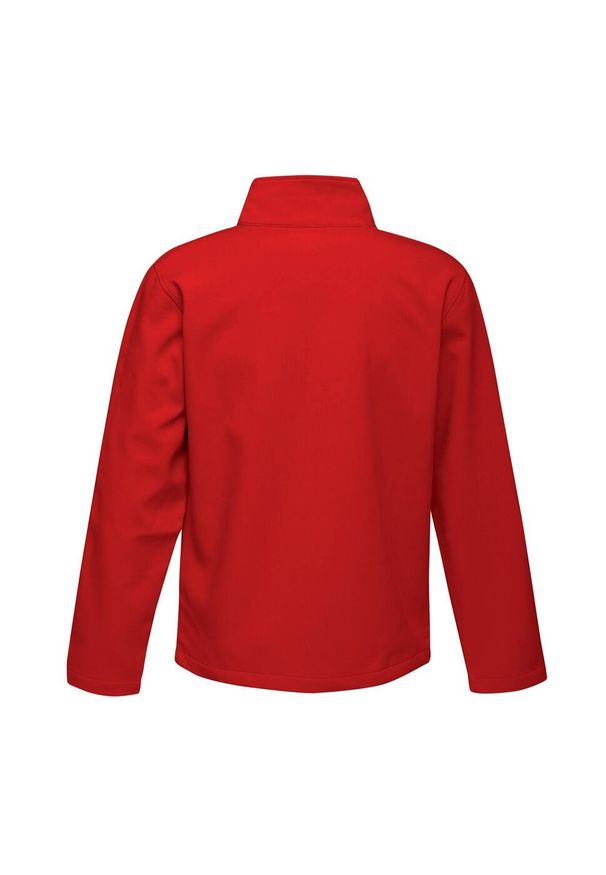 Regatta - Męski Softshell Ablaze. Kolor: czerwony, wielokolorowy, czarny. Materiał: softshell. Sport: turystyka piesza