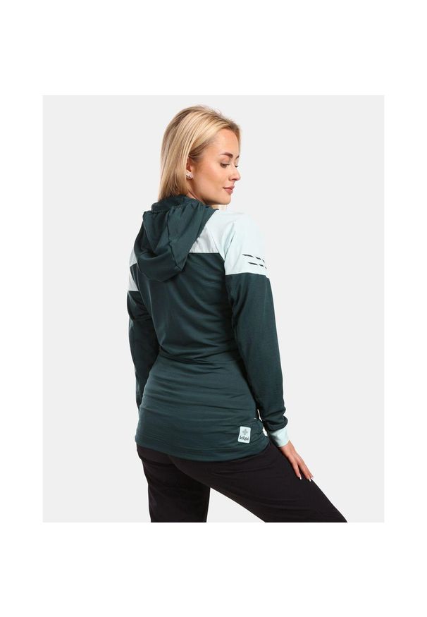 Bluza damska z kapturem Kilpi Memphis. Typ kołnierza: kaptur. Kolor: szary, fioletowy, wielokolorowy, zielony. Materiał: nylon. Sport: turystyka piesza