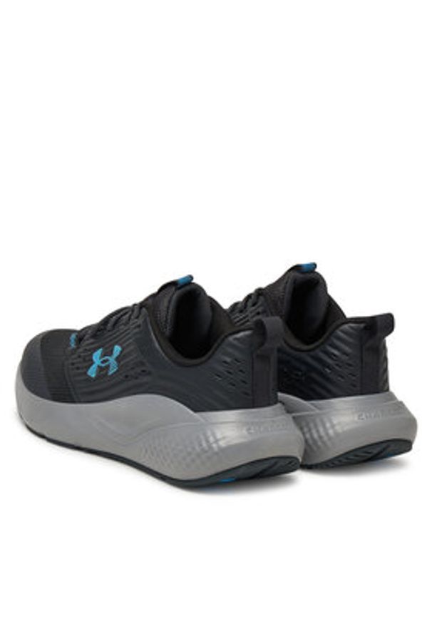Under Armour Buty na siłownię UA Charged Commit TR 4 3026017 Czarny. Kolor: czarny. Materiał: materiał. Sport: fitness