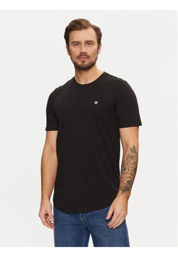 Jack & Jones Komplet t-shirtów Brody 12190468 Czarny Regular Fit. Kolor: czarny. Materiał: bawełna