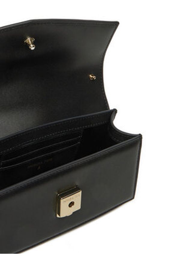 Patrizia Pepe Torebka 8B0111/L061-K103 Czarny. Kolor: czarny. Materiał: skórzane