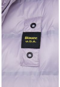 Blauer kurtka damska kolor fioletowy przejściowa. Kolor: fioletowy. Materiał: włókno, materiał. Wzór: gładki