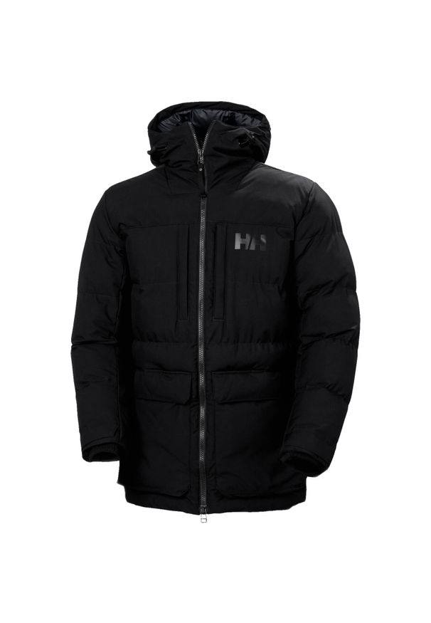 Kurtka puchowa Helly Hansen Patrol. Typ kołnierza: kaptur. Kolor: czarny. Materiał: puch. Sezon: zima