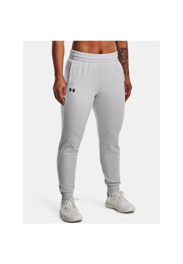 Spodnie dresowe męskie wygodne Under Armour 1373054. Kolor: szary. Materiał: dresówka. Sport: fitness