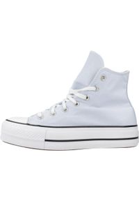 Adidasy Converse Chuck Taylor All Star Lift, Kobiety. Kolor: niebieski. Materiał: materiał. Model: Converse All Star