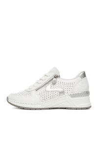 Rieker Sneakersy CEO-N4340-80 Biały. Kolor: biały. Materiał: syntetyk, skóra #6