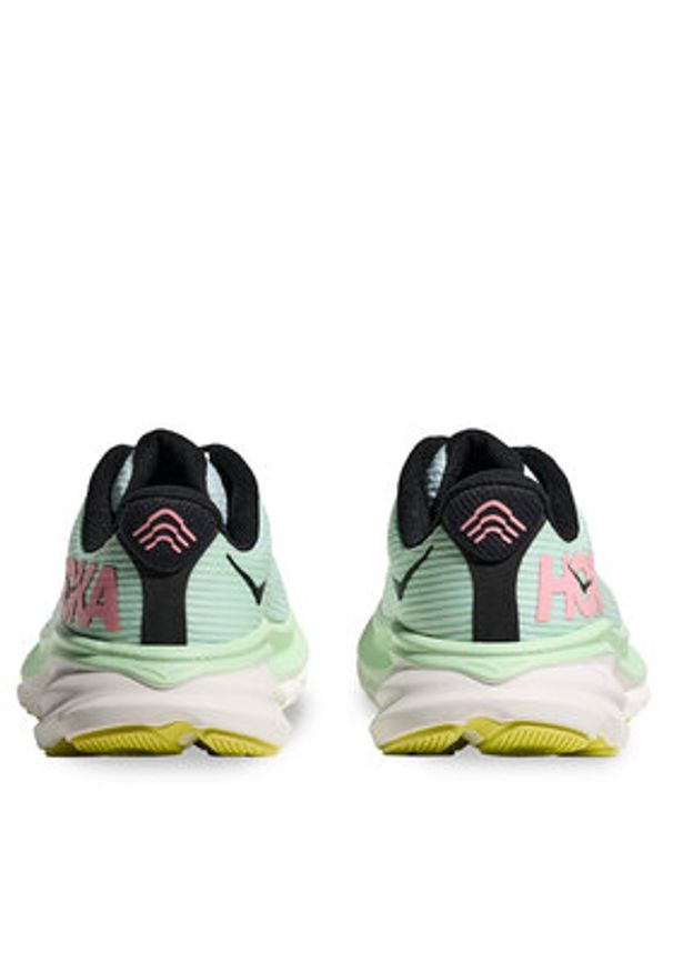 HOKA - Hoka Buty do biegania Clifton 9 1131170 Zielony. Kolor: zielony. Materiał: materiał