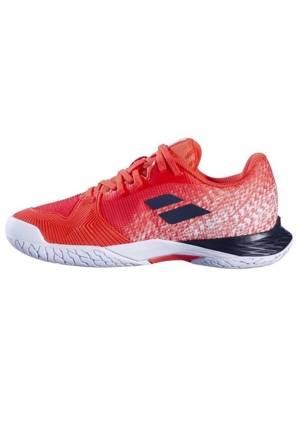 Buty tenisowe chłopięce Babolat Jet Mach 3 Junior All Court 33. Kolor: biały, czarny, czerwony, wielokolorowy. Sport: tenis