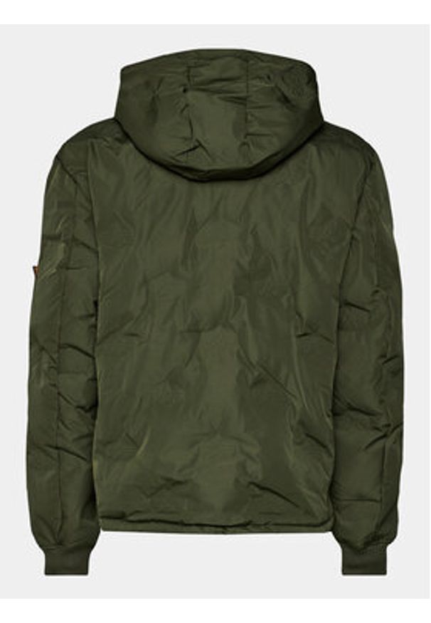 Alpha Industries Kurtka przejściowa Logo 108107 Zielony Regular Fit. Kolor: zielony. Materiał: syntetyk