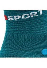 Compressport Skarpety Niskie Unisex Pro Racing Socks v4.0 Run Low XU00047B Zielony. Kolor: zielony. Materiał: poliamid, materiał. Sport: bieganie