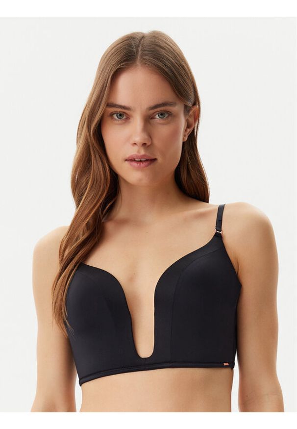 Dorina Biustonosz bezfiszbinowy Essensual FXPG0034MI121 Czarny. Kolor: czarny. Materiał: syntetyk