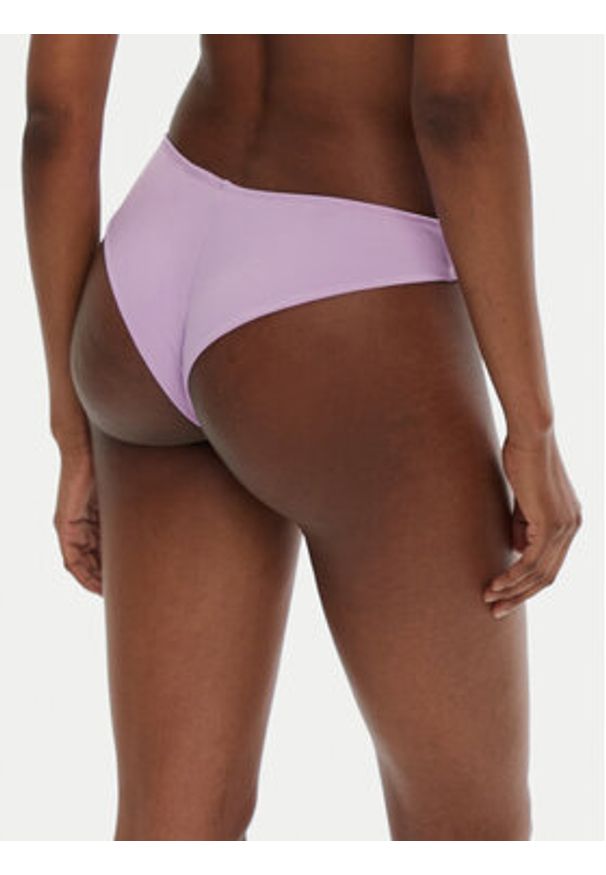 Guess Dół od bikini E4GO02 LY00K Fioletowy. Kolor: fioletowy. Materiał: syntetyk