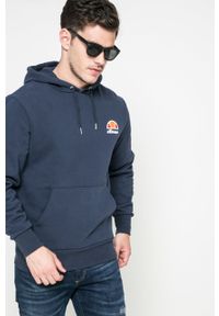 Ellesse bluza męska kolor granatowy z kapturem. Typ kołnierza: kaptur. Kolor: niebieski #1