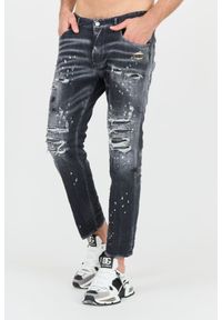 DSQUARED2 Czarne męskie jeansy Skater Jean, Rozmiar 54. Kolor: czarny #5