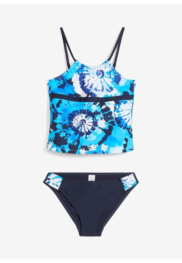 bonprix - Tankini (zestaw 2 cz.). Kolor: niebieski