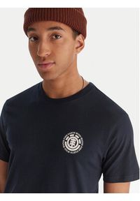 Element T-Shirt Seal BP SS ELYZT00596 Granatowy Regular Fit. Kolor: niebieski. Materiał: bawełna #4