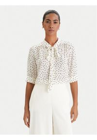 Luisa Spagnoli Bluzka Barcolana 543049 Écru Regular Fit. Materiał: wiskoza #1