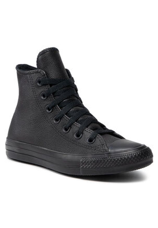 Converse Trampki Chuck Taylor All Star HI 135251C Czarny. Kolor: czarny. Materiał: skóra