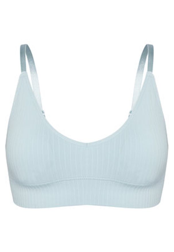 Hunkemöller Biustonosz top Dianne 302142 Błękitny. Kolor: niebieski. Materiał: syntetyk