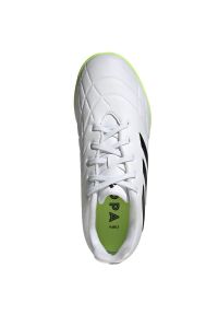 Adidas - Buty adidas Copa PURE.3 Tf Jr GZ2543 białe białe. Kolor: biały. Materiał: materiał