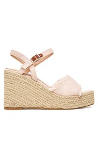DeeZee Espadryle E0822-4A Różowy. Kolor: różowy. Materiał: materiał