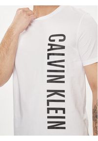 Calvin Klein Swimwear T-Shirt KM0KM00998 Biały Regular Fit. Kolor: biały. Materiał: bawełna #5