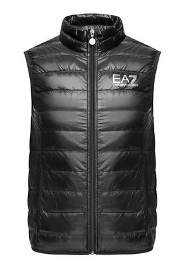 EA7 Emporio Armani Kamizelka 8NPQ01 PN29Z 1200 Czarny Regular Fit. Kolor: czarny. Materiał: syntetyk
