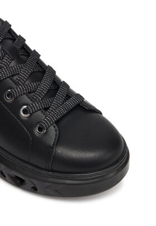 Karl Lagerfeld - KARL LAGERFELD Sneakersy KL64525 Czarny. Kolor: czarny. Materiał: skóra