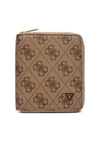 Guess Portfel SMMALO LEA02 Beżowy. Kolor: beżowy. Materiał: skóra #1