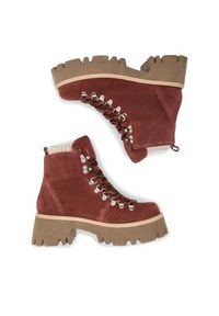 Lasocki Trapery RST-HOBBY-02 Bordowy. Kolor: czerwony. Materiał: skóra, nubuk #5