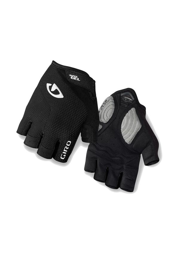 GIRO STRADA MASSA damskie rękawiczki rowerowe, czarne. Kolor: czarny